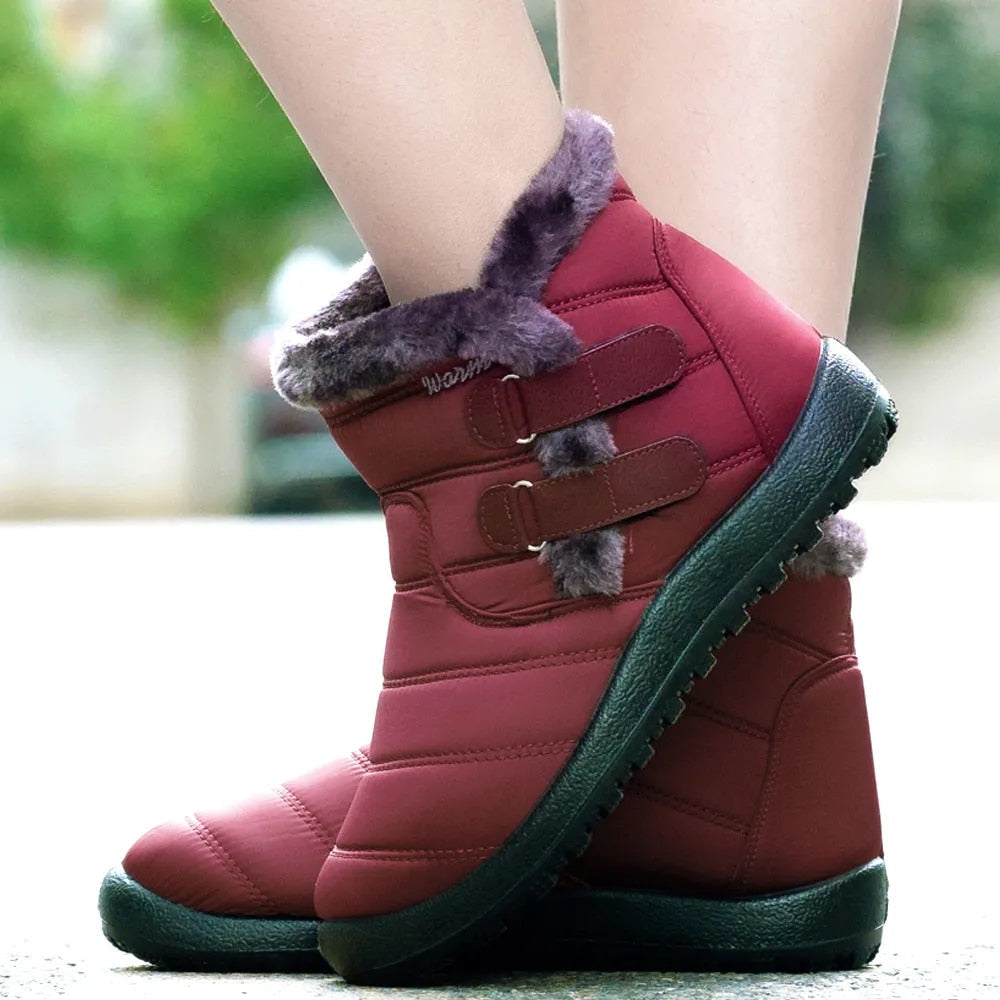GRW Orthopedic Boots For Women Waterproof Non-Slip Soles Warm Fur Plush Winter Boots -  - DYAVOR®