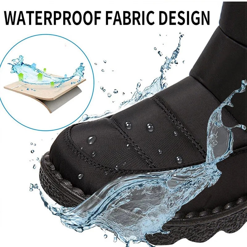 GRW Orthopedic Women Boots Arch Support Warm Waterproof High Top Boots - - DYAVOR®