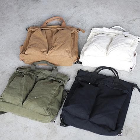 Women Korea beige Canvas Square Backpack - - DYAVOR®