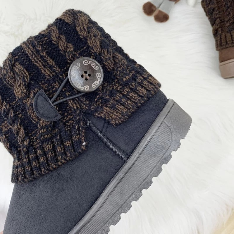 Groovywish Outdoor Orthopedic Winter Boots For Women Suede Ankle Shoes -  - DYAVOR®