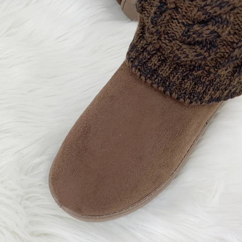 Groovywish Outdoor Orthopedic Winter Boots For Women Suede Ankle Shoes - - DYAVOR®