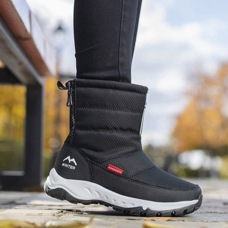 Groovywish Waterproof Women Snow Boots Nonslip Plush Orthopedic Shoes - - DYAVOR®