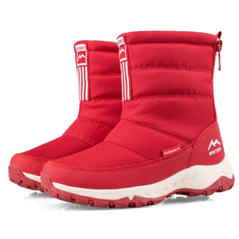 Groovywish Waterproof Women Snow Boots Nonslip Plush Orthopedic Shoes - - DYAVOR®