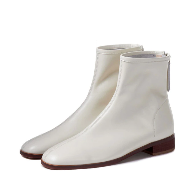 Yatra Women's Leather Boots With Black Zipper - Boots - DYAVOR®