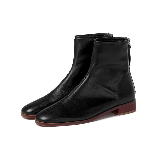 Yatra Women's Leather Boots With Black Zipper - Boots - DYAVOR®