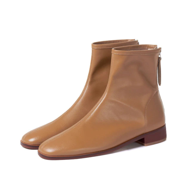Yatra Women's Leather Boots With Black Zipper - Boots - DYAVOR®