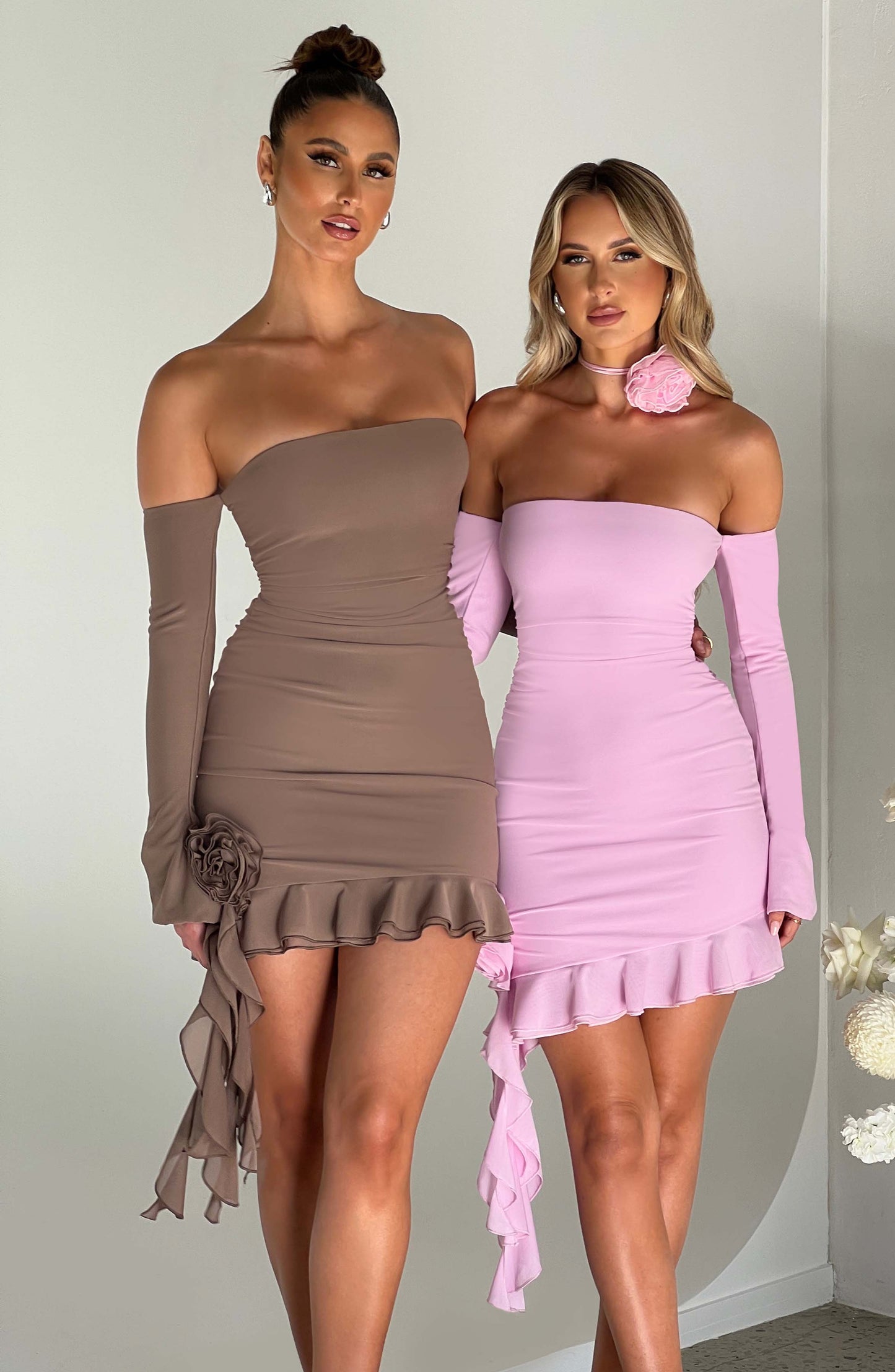 Alix Mini Dress - Chocolate - Dress - DYAVOR®