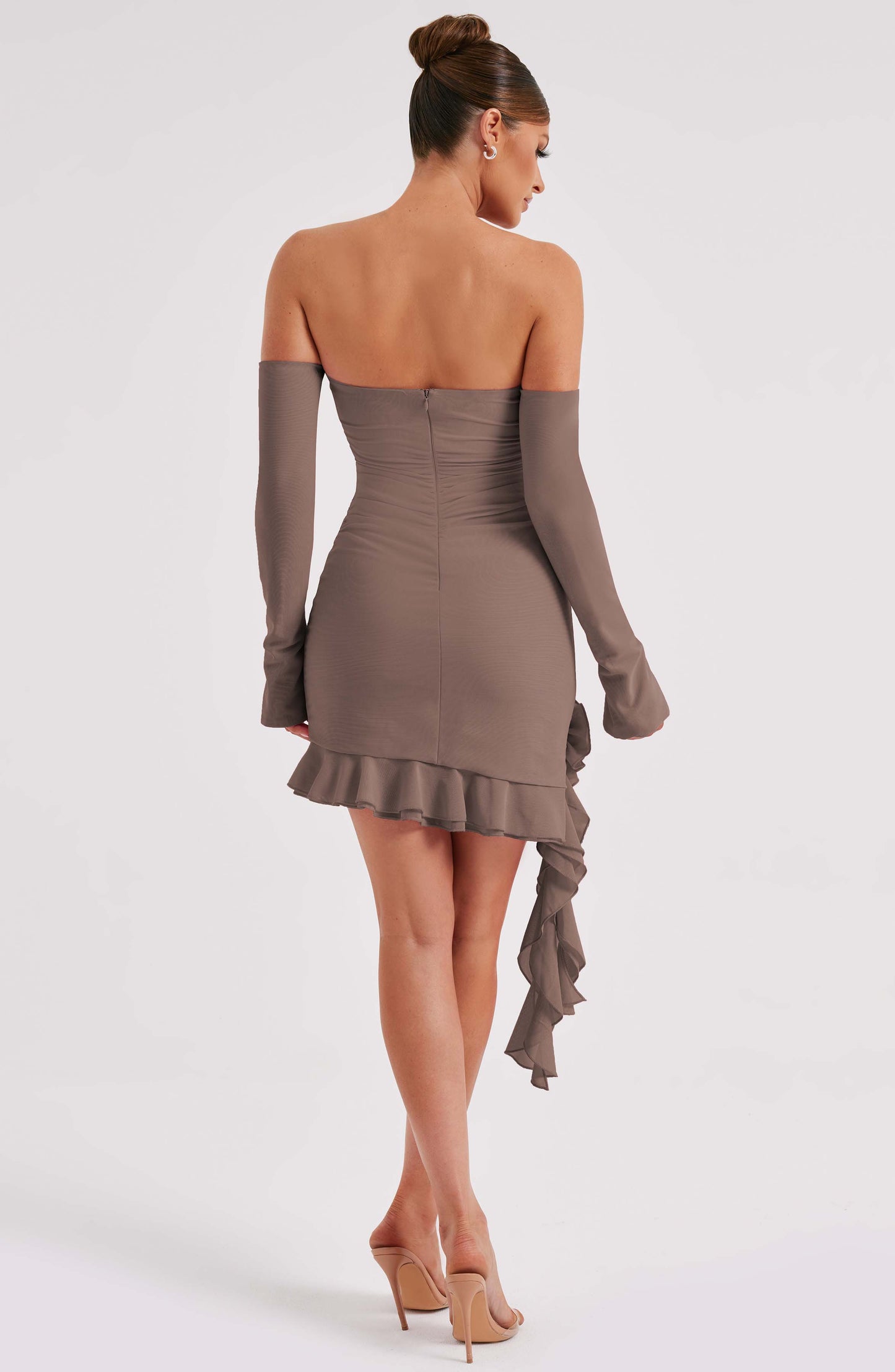 Alix Mini Dress - Chocolate - Dress - DYAVOR®