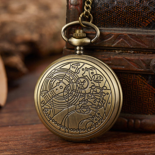Antique Unisex Analog Pendant Necklace Full Hunter Quartz Pocket Watch - Unisex Style Watches - DYAVOR®