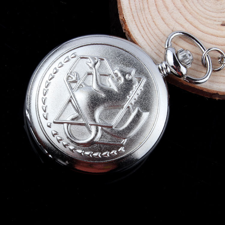 Antique Unisex Fullmetal Alchemist Horse Necklace Chain Pendant FOB Watch - Unisex Style Watches - DYAVOR®