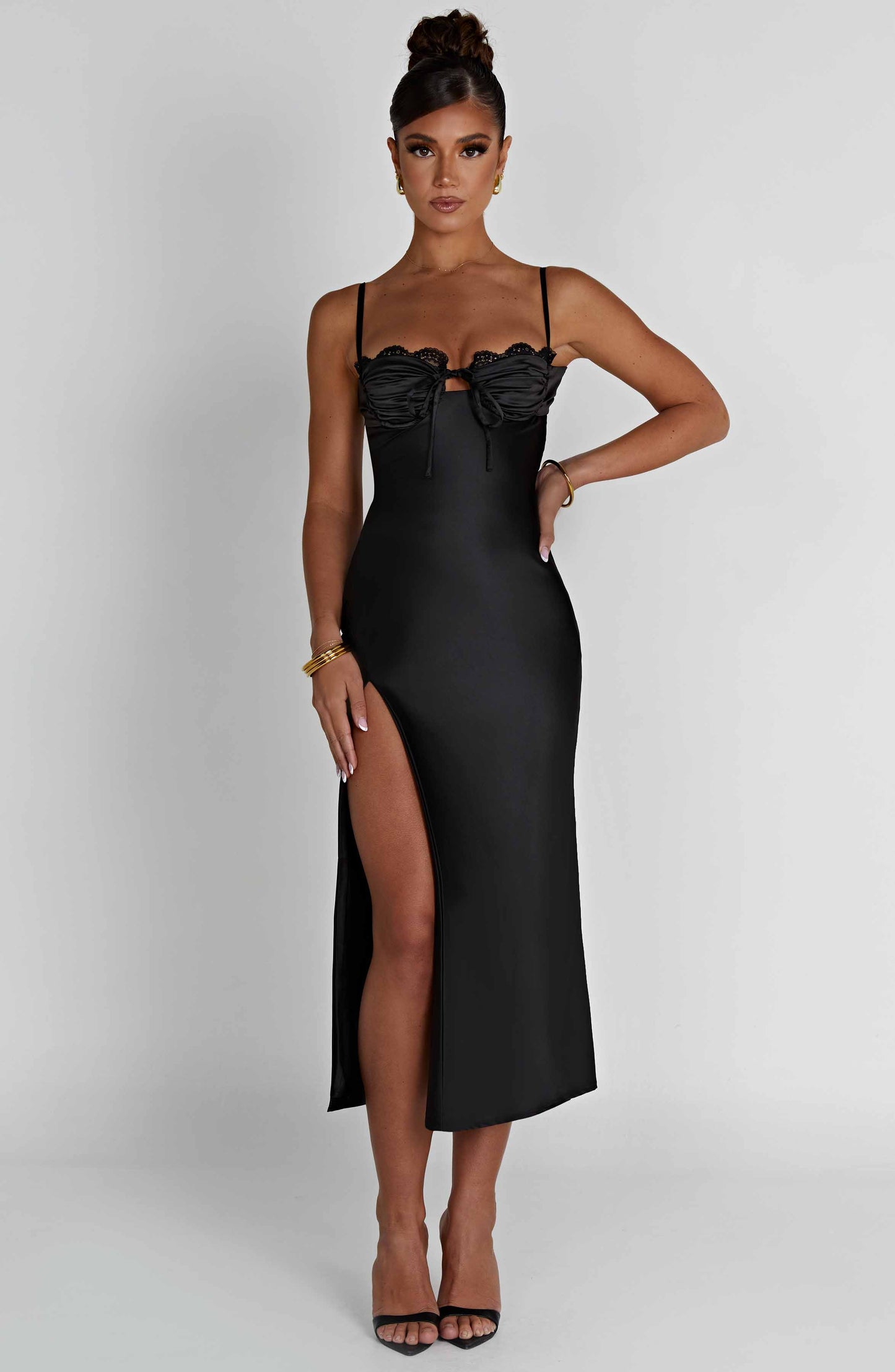 Ardelle Midi Dress - Black - Dress - DYAVOR®