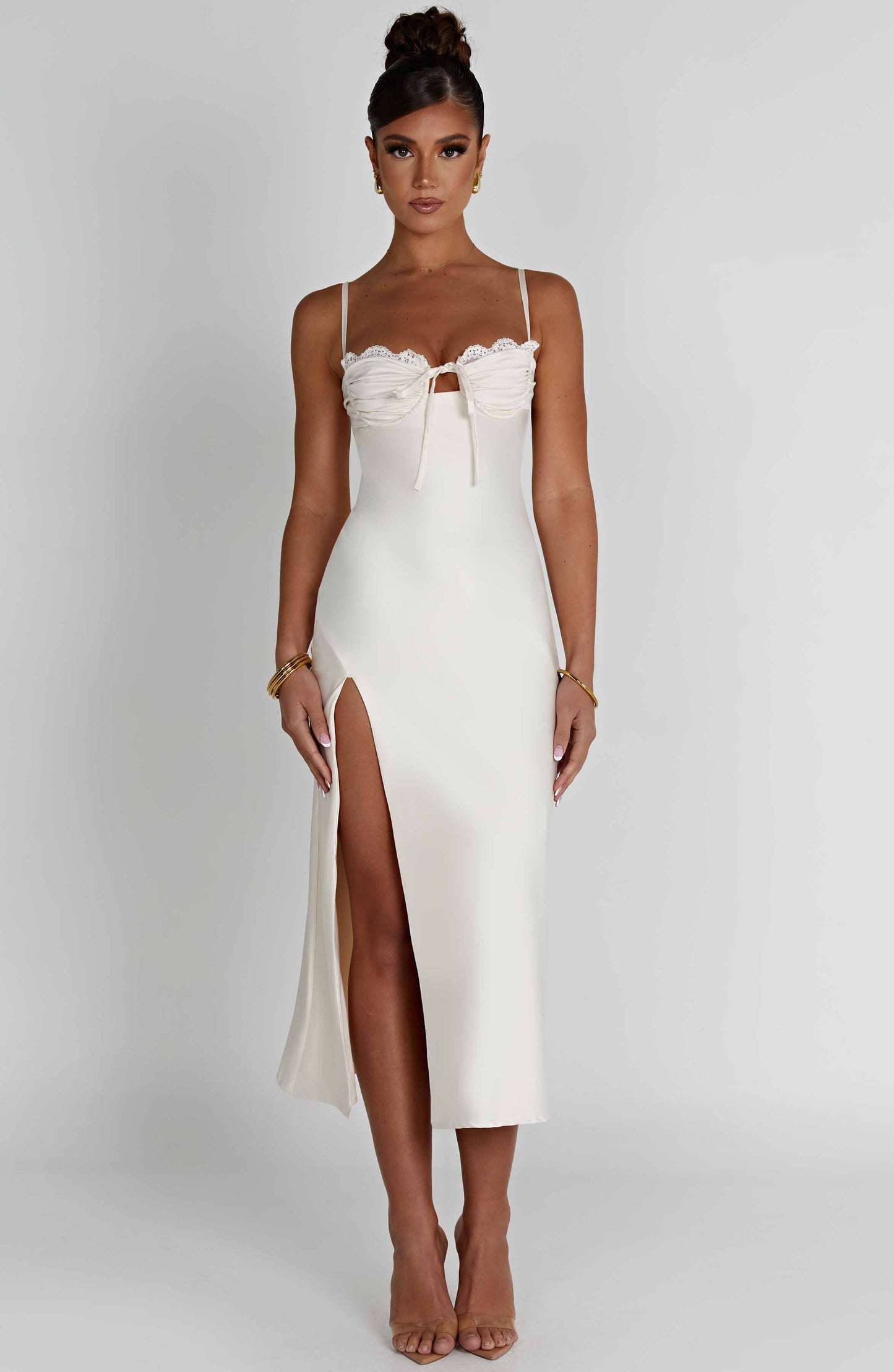 Ardelle Midi Dress - Ivory - Dress - DYAVOR®