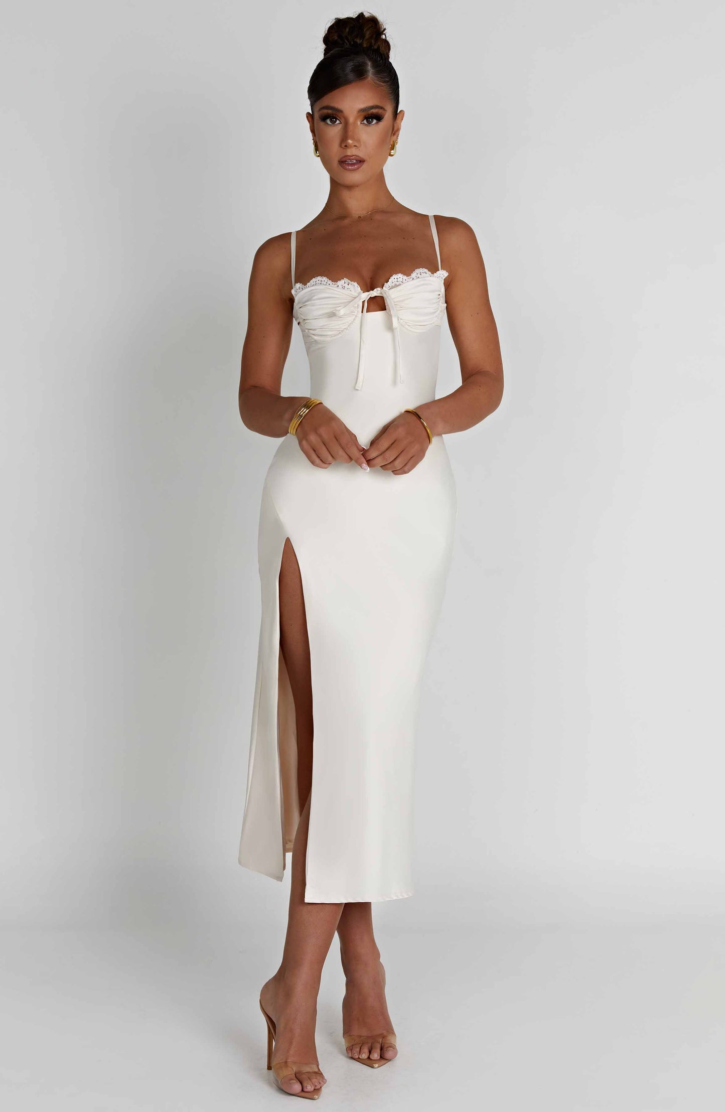 Ardelle Midi Dress - Ivory - Dress - DYAVOR®