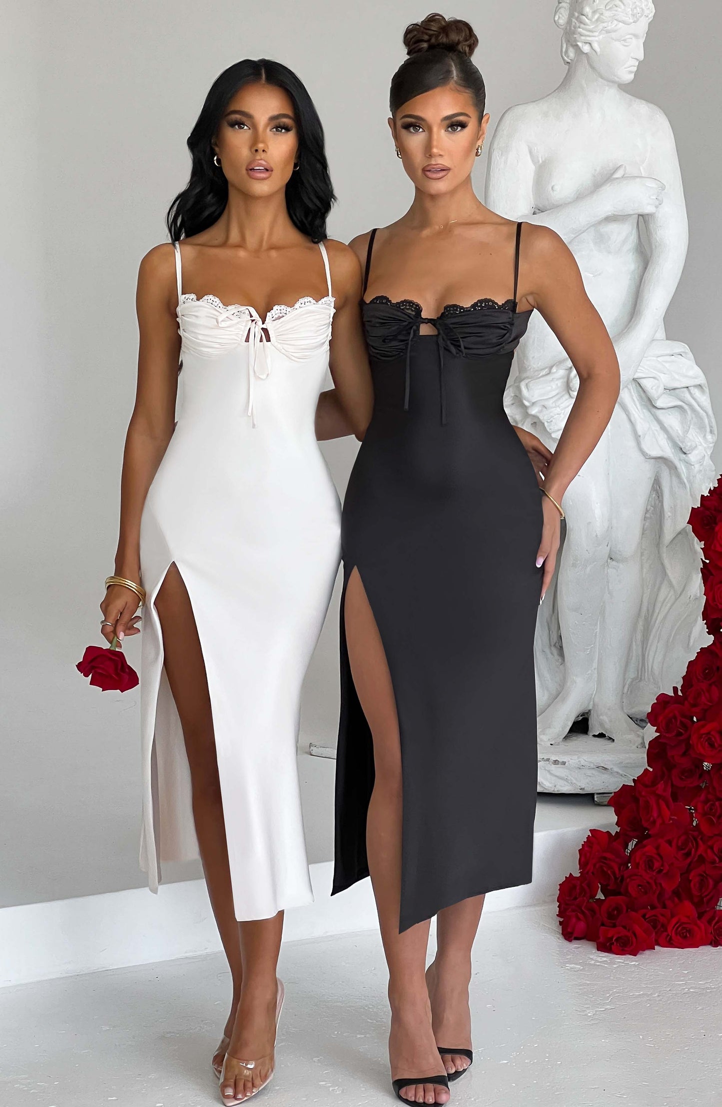 Ardelle Midi Dress - Ivory - Dress - DYAVOR®