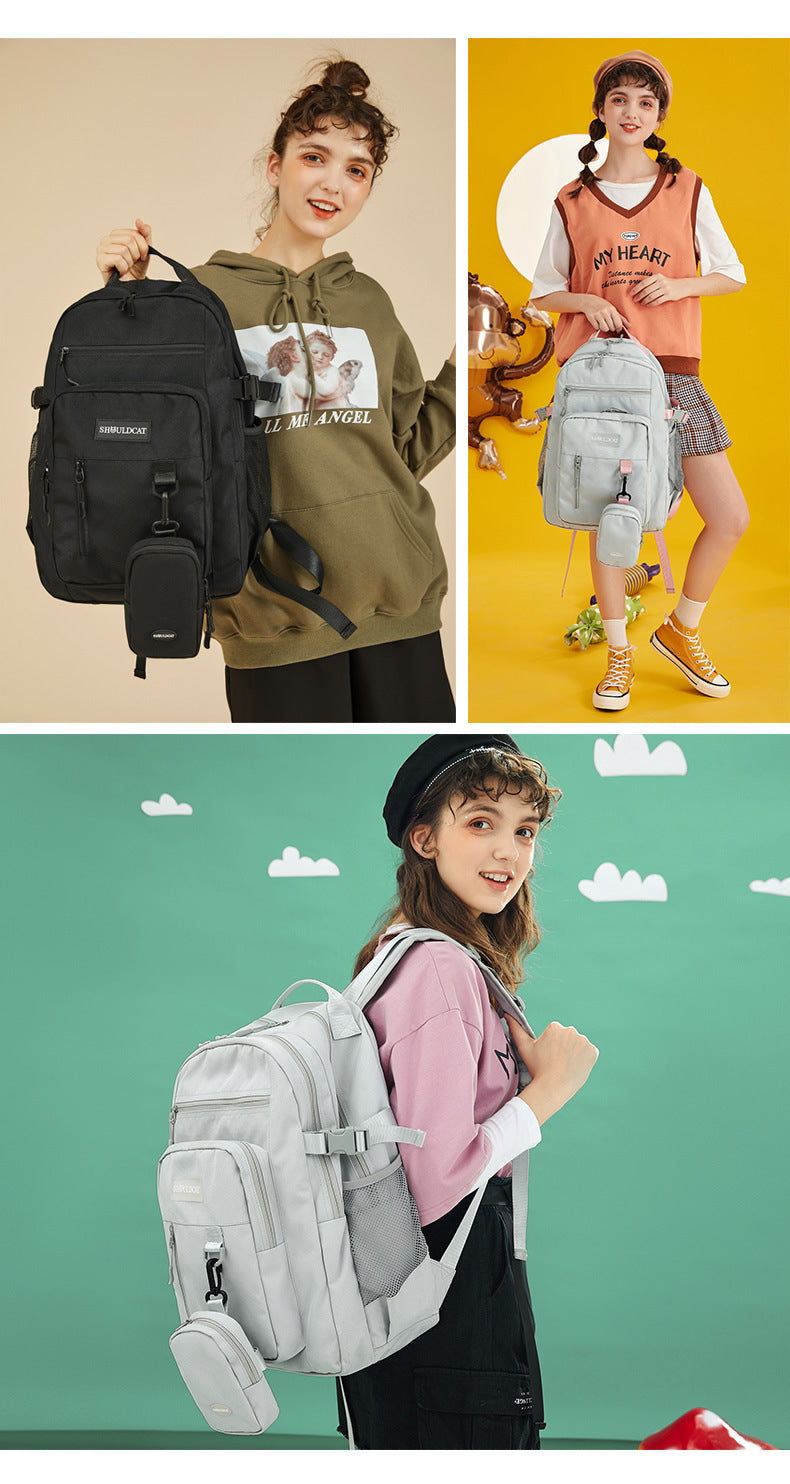 Backpack Middle School Students High Capacity Backpack College Students Schoolbag Laptop Bags - Backpacks - DYAVOR®