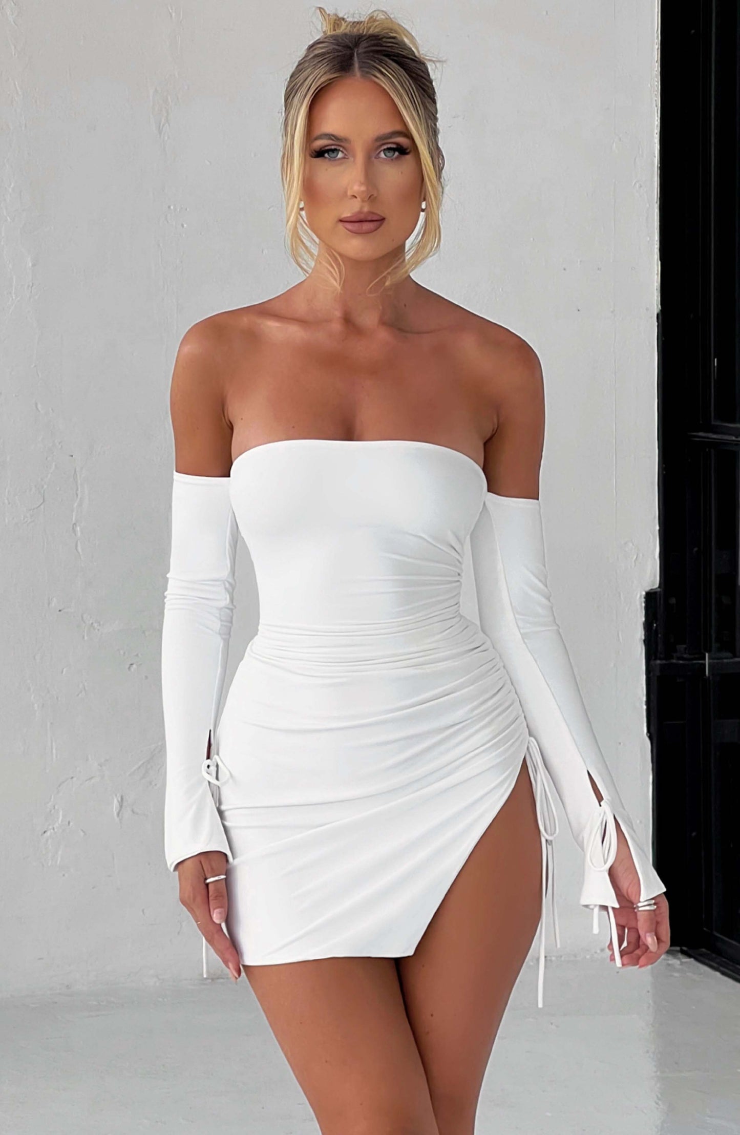 Becca Mini Dress - White - Dress - DYAVOR®