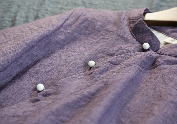 Asia Inspired Cotton Blouse | Zen - - DYAVOR®