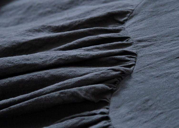 Asymmetrical Linen Shirt | Lotus - - DYAVOR®