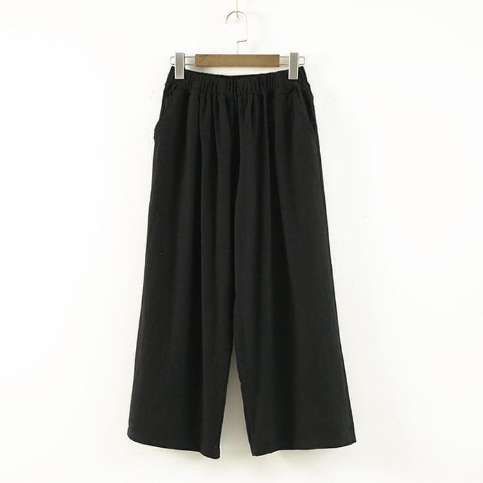 3/4 Length Cotton Linen Pants | Zen - - DYAVOR®