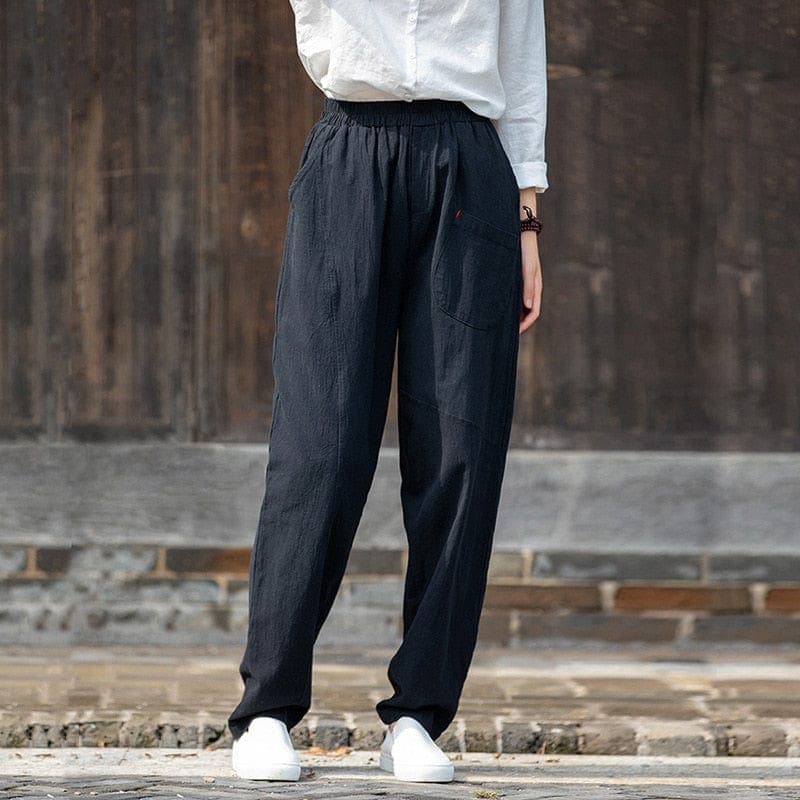 Casual Zen Cotton Linen Pants | Zen - - DYAVOR®