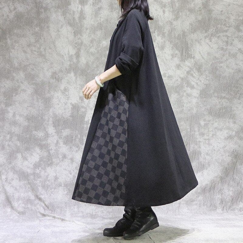 Lightweight Geometric Trench Coat | Nirvana - Cardigans - DYAVOR®