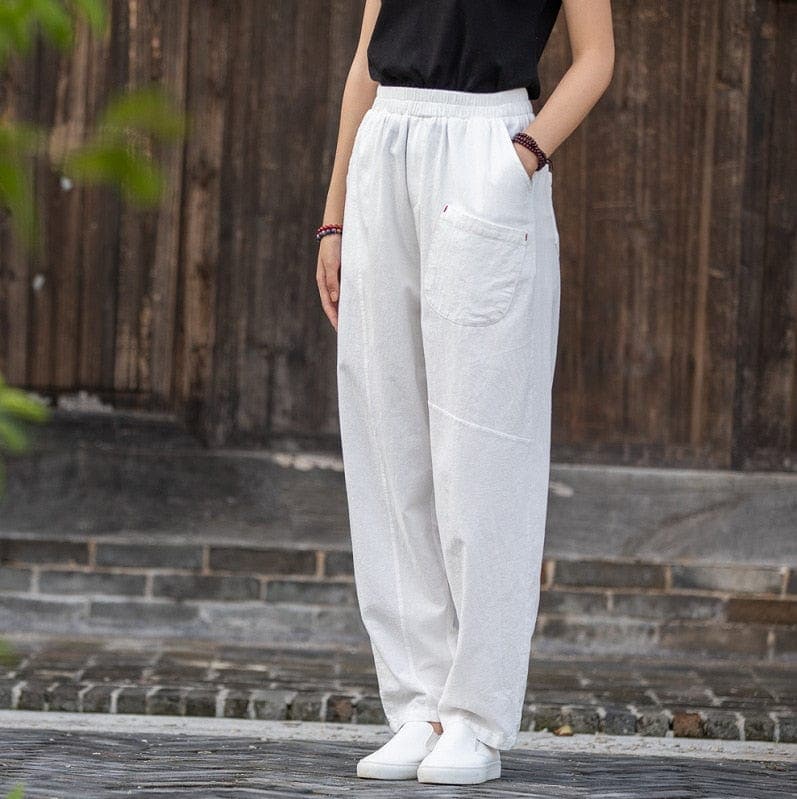 Casual Zen Cotton Linen Pants | Zen - - DYAVOR®
