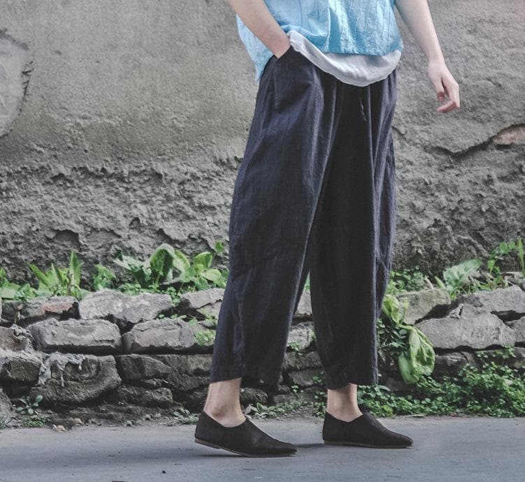 Casual Zen Linen Pants | Lotus - - DYAVOR®