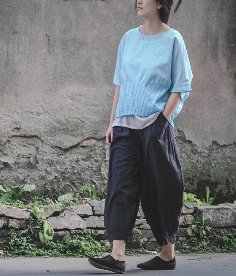 Casual Zen Linen Pants | Lotus - - DYAVOR®