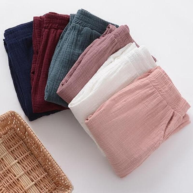 Cotton And Linen Pants | Zen - - DYAVOR®