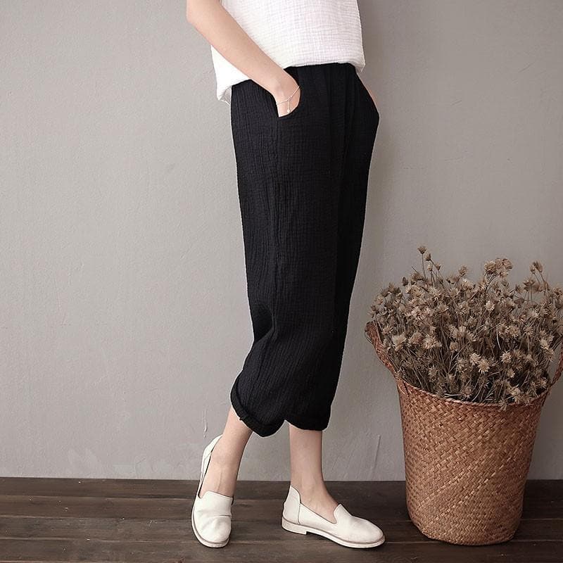 Cotton And Linen Pants | Zen - - DYAVOR®