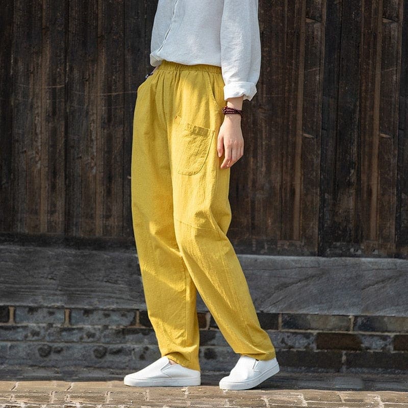 Casual Zen Cotton Linen Pants | Zen - - DYAVOR®