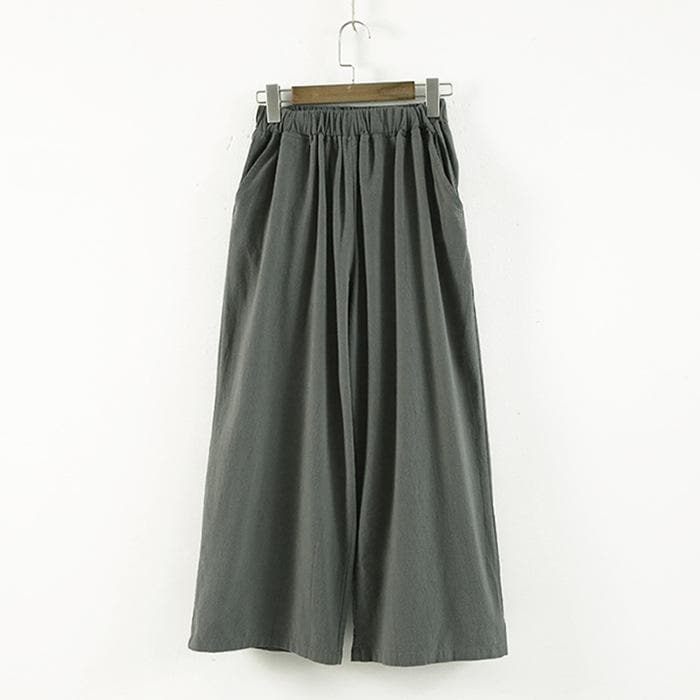3/4 Length Cotton Linen Pants | Zen - - DYAVOR®