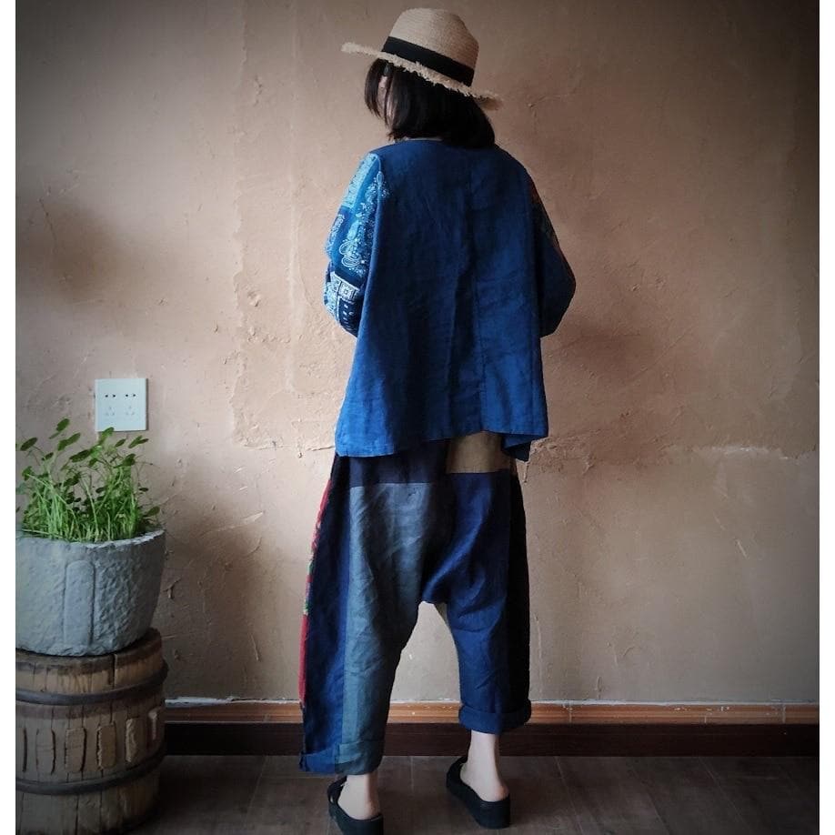 Floral Patchwork Harem Pants | Hippie - Harem Pants - DYAVOR®
