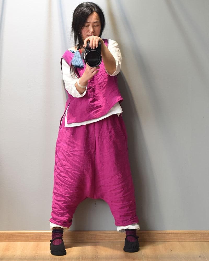 Oversized Drop Crotch Harem Pants | Hippie - Harem Pants - DYAVOR®