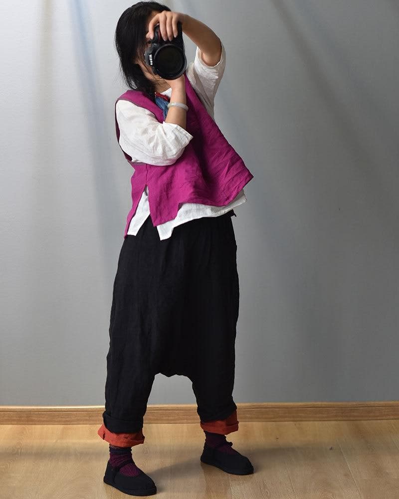 Oversized Drop Crotch Harem Pants | Hippie - Harem Pants - DYAVOR®