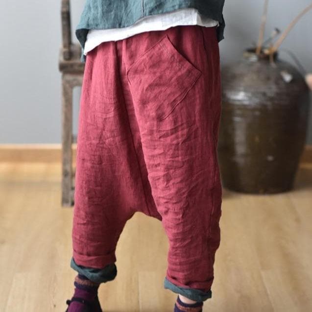 Oversized Drop Crotch Harem Pants | Hippie - Harem Pants - DYAVOR®