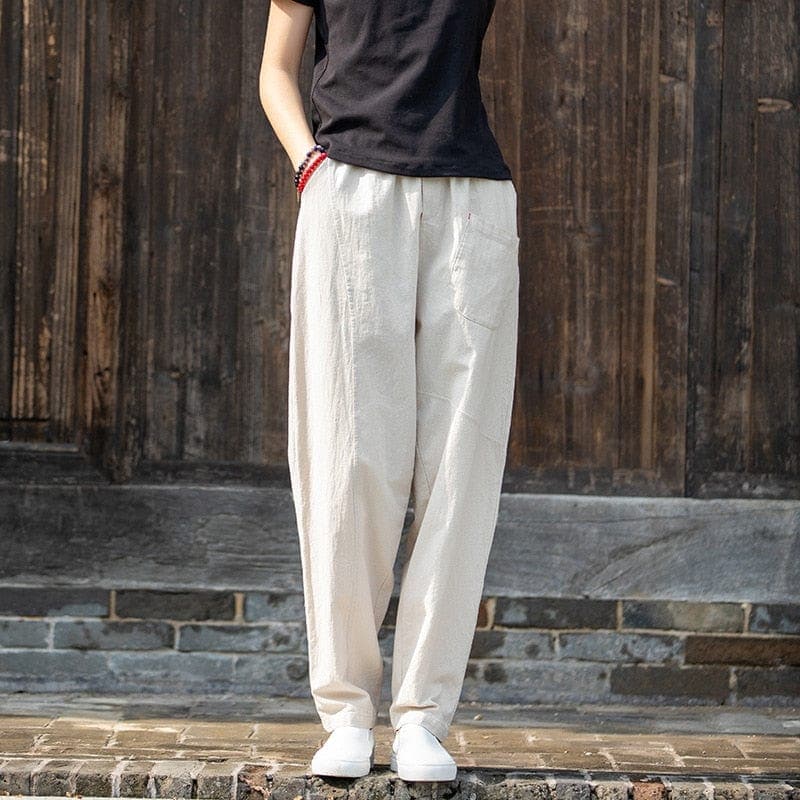 Casual Zen Cotton Linen Pants | Zen - - DYAVOR®