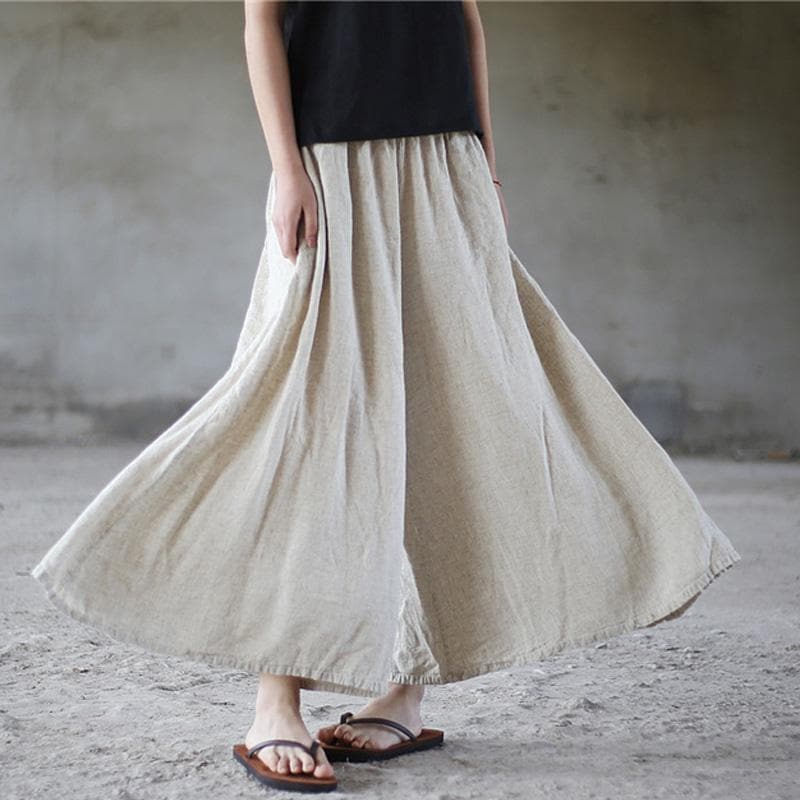 Flowy & Free Linen Palazzo Pants | Zen - - DYAVOR®