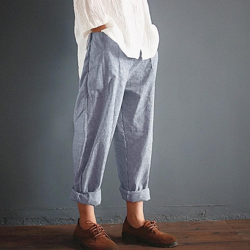 Vintage Striped Trousers | Zen - sep - DYAVOR®