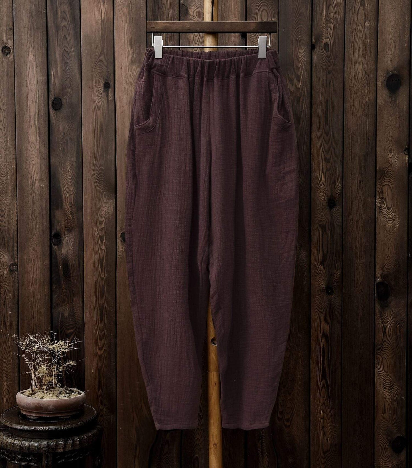Vintage Pleated Linen Pants | Zen - - DYAVOR®