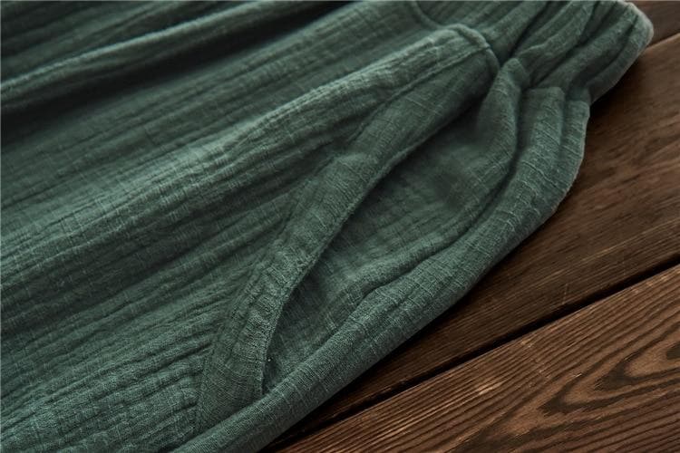 Vintage Pleated Linen Pants | Zen - - DYAVOR®