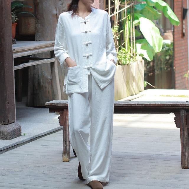 Zen Garden OOTD 2 Piece Outfit Blouse + Palazzo Pants | Zen - - DYAVOR®