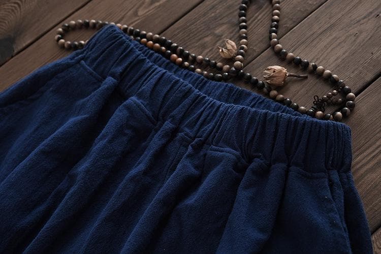 Wide Leg Flowy Linen Palazzo Pants | Zen - - DYAVOR®