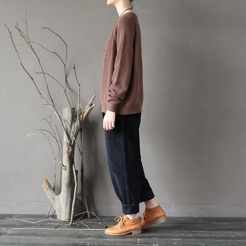 Casual Knitted Sweater - Women's Sweaters - DYAVOR®