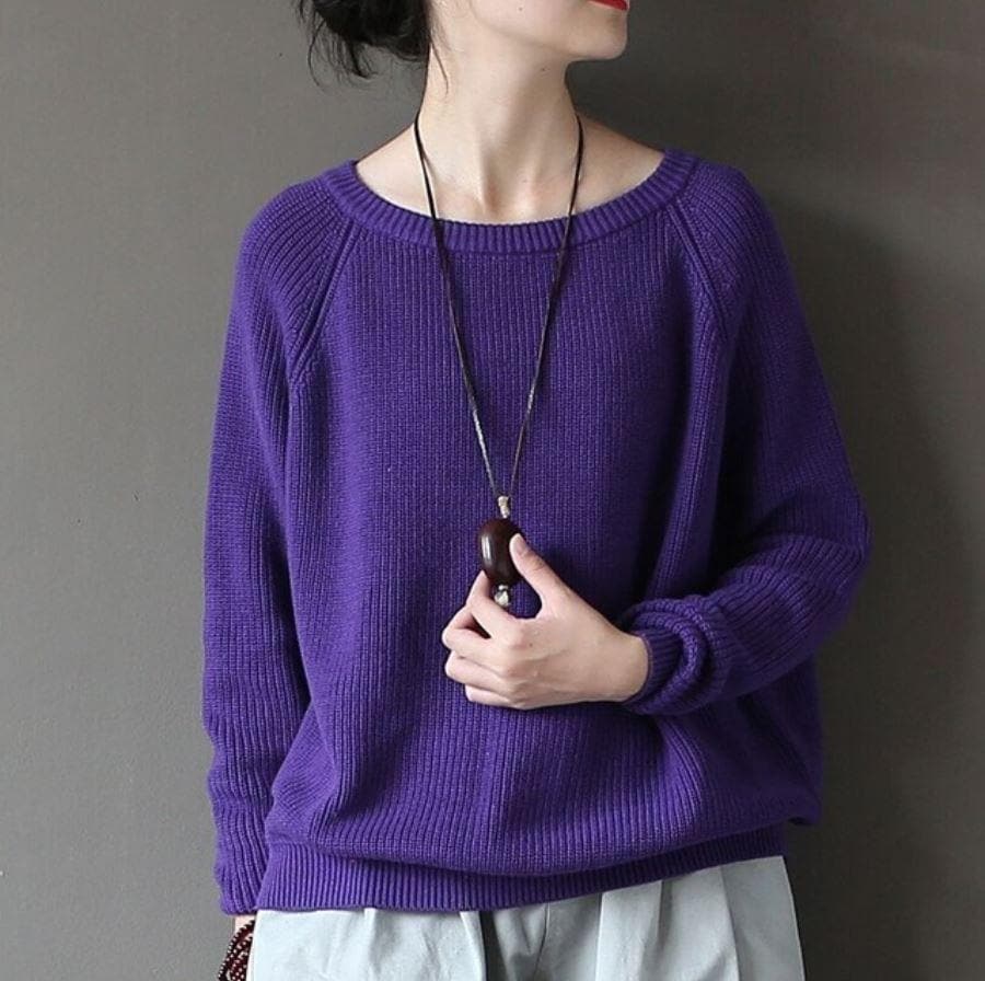 Casual Knitted Sweater - Women's Sweaters - DYAVOR®