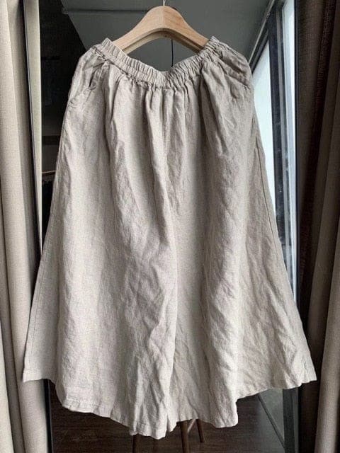 Anjo Palazzo Pants | Zen - Linen Pants - DYAVOR®