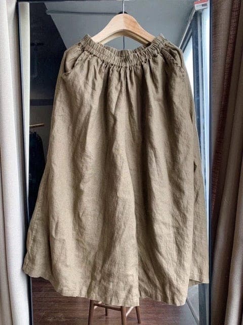 Anjo Palazzo Pants | Zen - Linen Pants - DYAVOR®