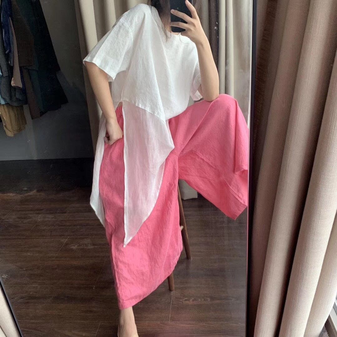 Anjo Palazzo Pants | Zen - Linen Pants - DYAVOR®