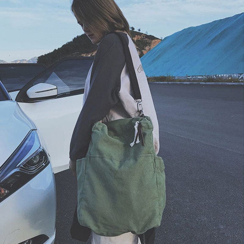 Oversized Soft Travel Backpack Tote - - DYAVOR®