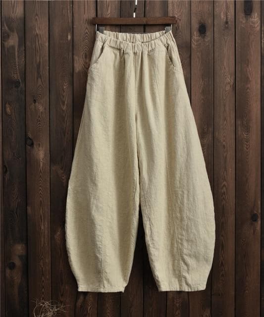 Sakura Wide Leg Linen Pants | Zen - Pants - DYAVOR®